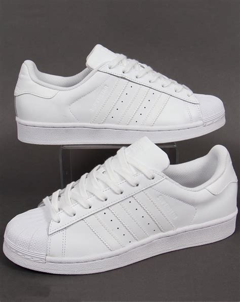 all white men's adidas shoes.